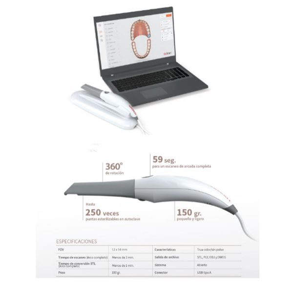 Scanner Intraoral 3D EzScan de Vatech